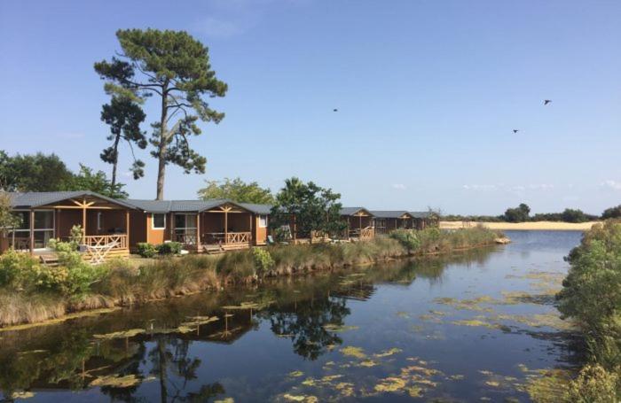 Mobile-Home 6 Personnes Cap Ferret Claouey Exterior foto